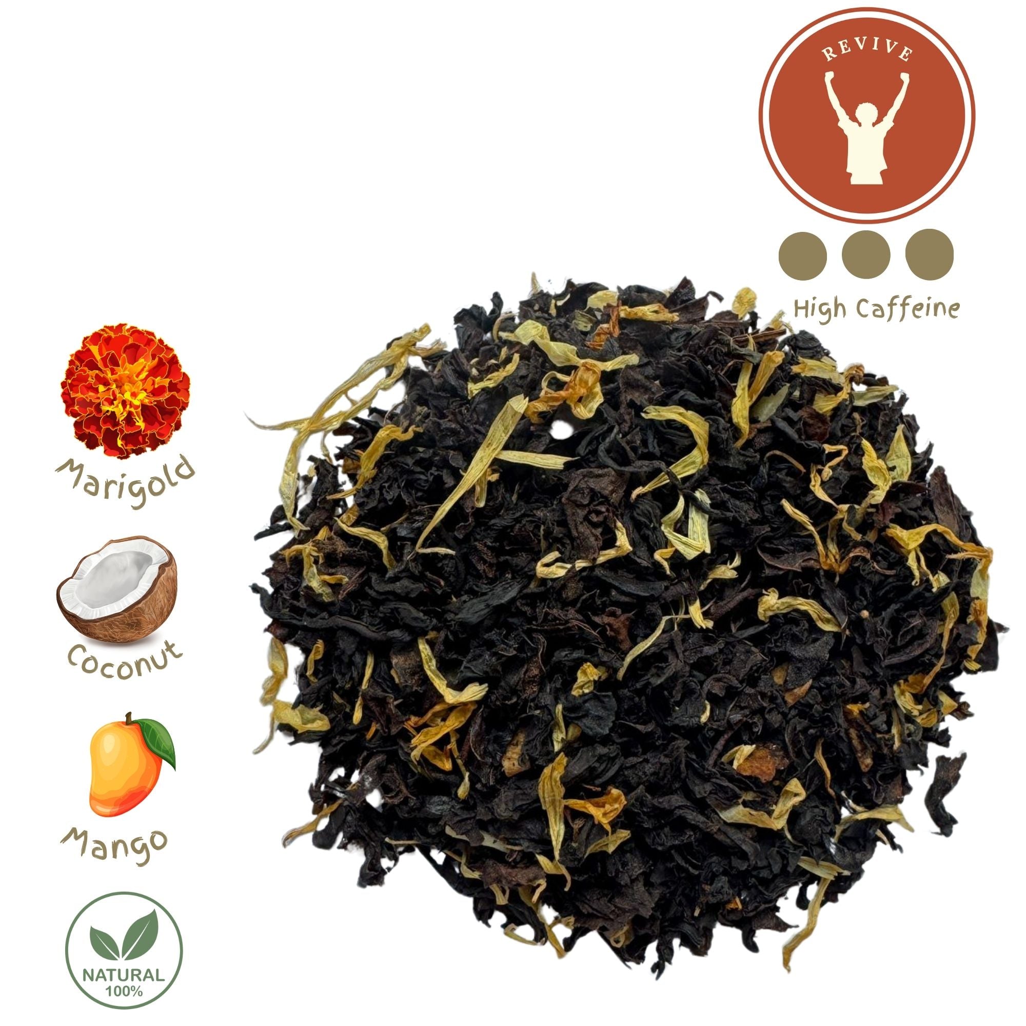 Mango, Coconut, Marigold Tea